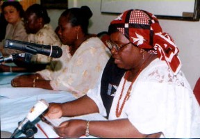 Clementine Ouedraogo, Organisatorin des Seminars